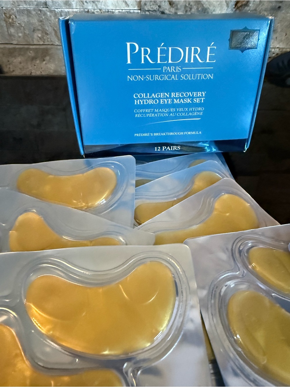 ✨Prédiré Paris Collagen Recovery Hydro Eye Mask Set (12 Pack) BN/ Sealed Box✨